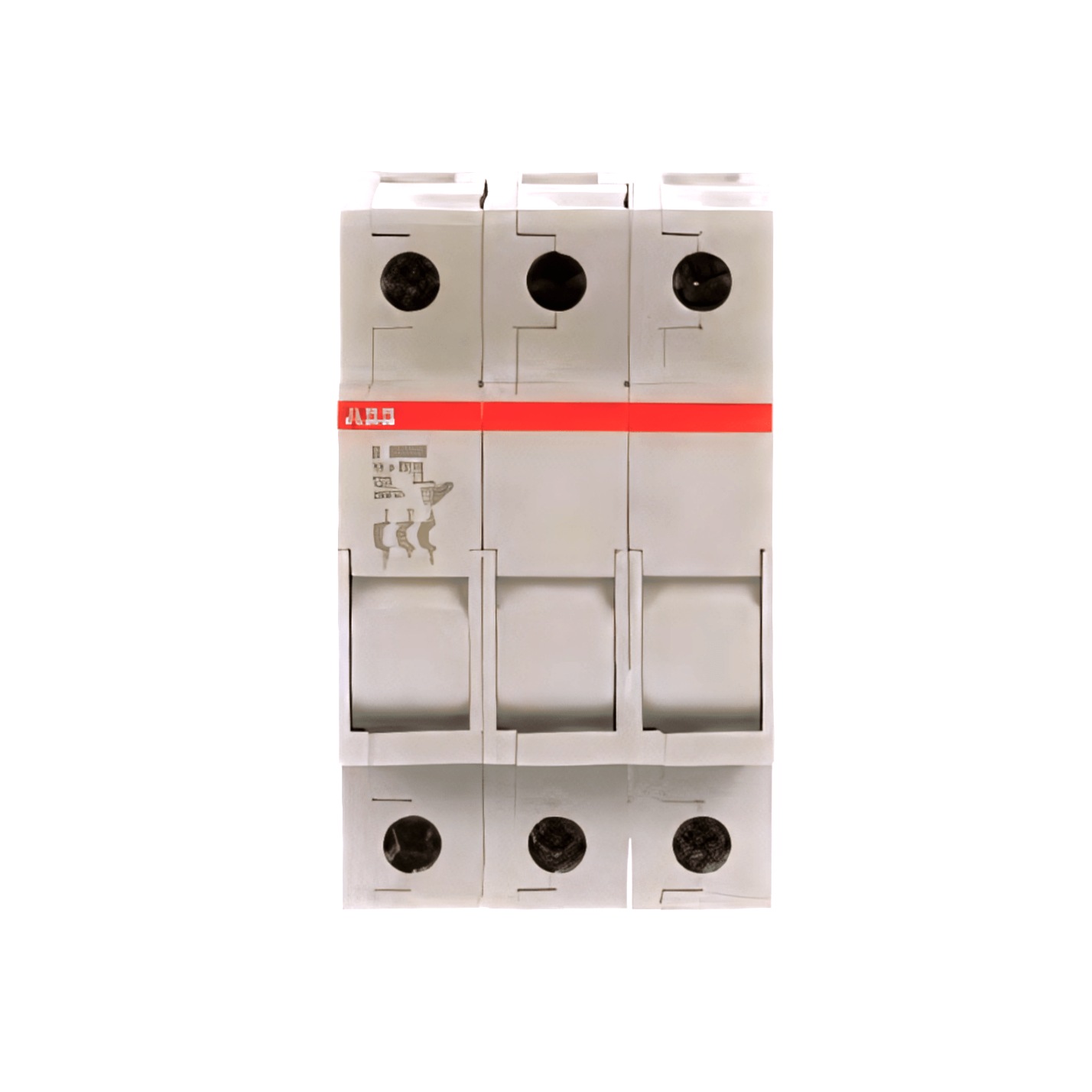Portafusible ABB E 93/32 PV 3 Polos 10x38mm | 690V DIN IP20 - LHGREEN