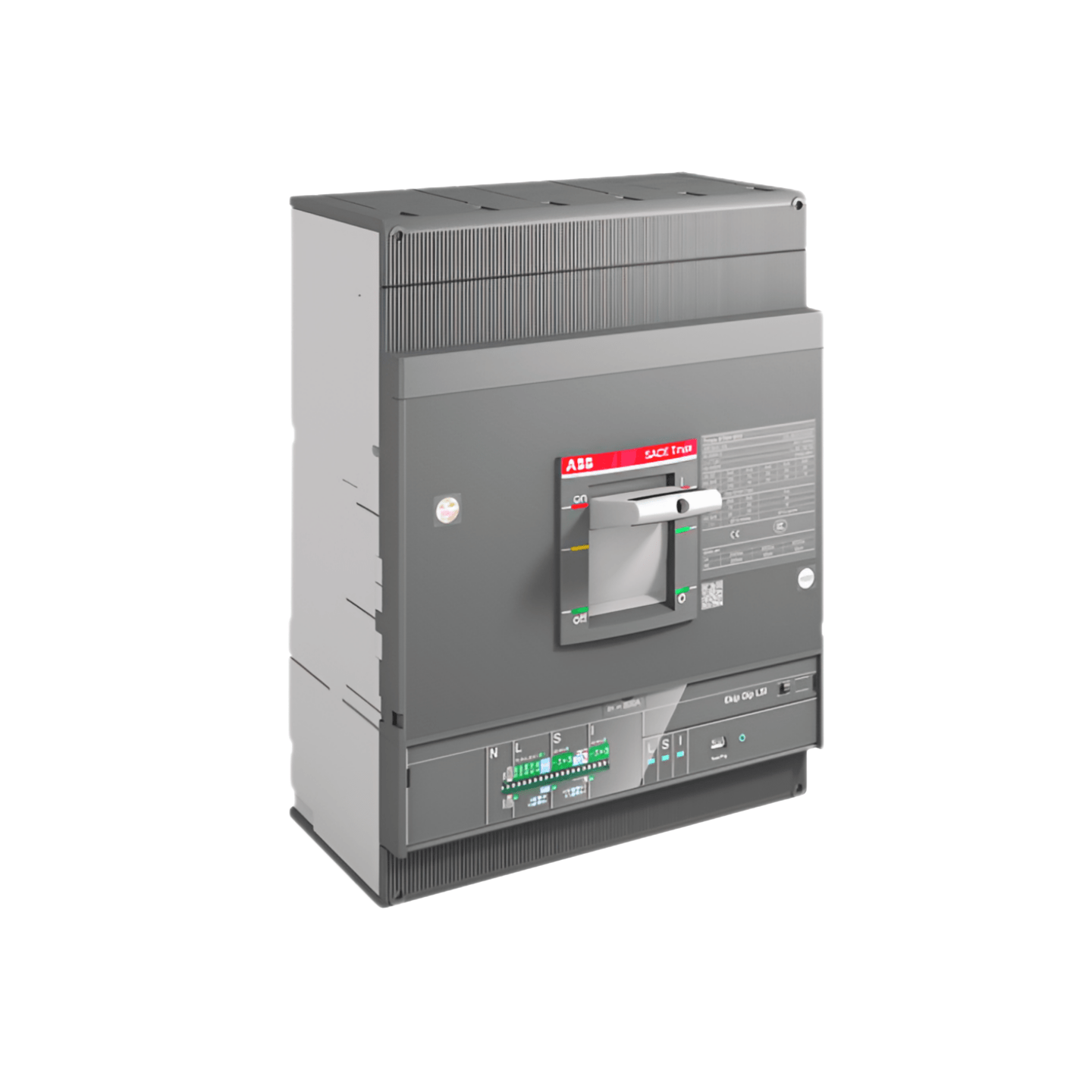 Interruptor Termomagnético ABB TMAX XT6N 630A | 3 Polos Regulable con Ekip DIP LSI - LHGREEN