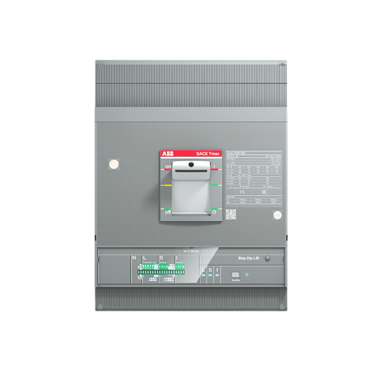 Interruptor Termomagnético ABB TMAX XT6N 630A | 3 Polos Regulable con Ekip DIP LSI - LHGREEN